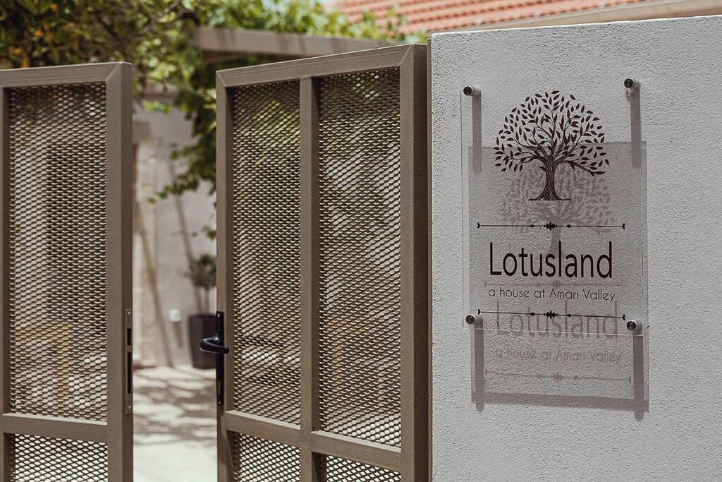 Villa Lotusland, A Relaxing House At Amari Rethymno Agia Fotini  Esterno foto